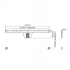 Gembird WM-S80F-01 slanke vaste tv-wandsteun 37–80" (2,03 m), VESA tot 600x400, max. 50 kg, zwart