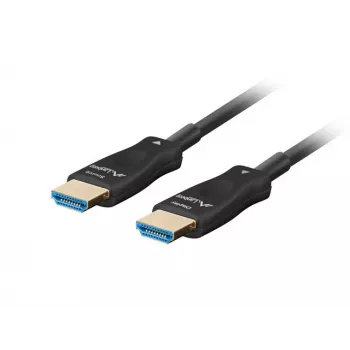 HDMI-kabel Lanberg CA-HDMI-30FB-1000-BK 100m zwart