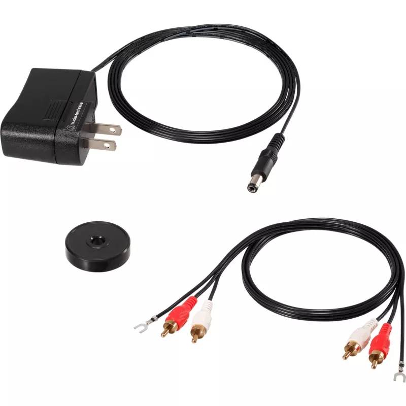 Riem aangedreven audioplatenspeler Audio-Technica AT-LPW50PB