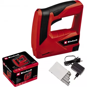 Accu-tacker TC-CT 3,6 Li, elektrische tacker rood/zwart, lithium-ionaccu 1,3 Ah