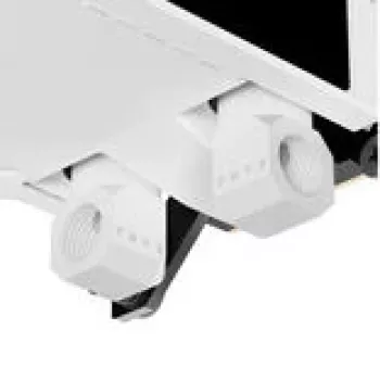 CPU-waterkoeler TRYX L-P0CL-DS0M-G0W voor Intel- en AMD-sockets met AMOLED-display, witte uitvoering