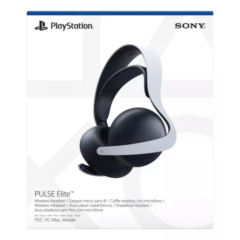 Sony PULSE Elite headset bedraad & draadloos hoofdband gaming Bluetooth laadstation zwart, wit