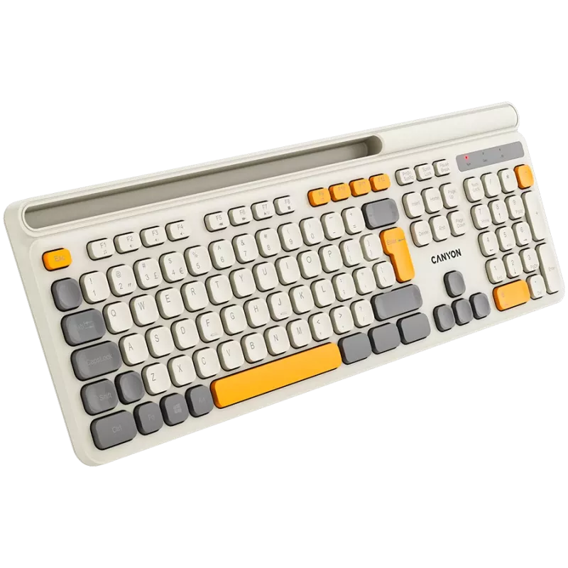 CANYON toetsenbord HKB-W03 EN AAA draadloos beige