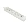 Stekkerdoos ActiveJet 6GNU - 3M - S, 6 stopcontacten, 3 m kabel, 230 V/50 Hz, 10 A, Type-E-stekker