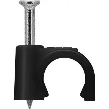 Goobay Kabelclip 7 mm, zwart (64680)