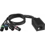 DMX-RJ45-adapter EUROLITE DNK-1 (MPN 70064831) voor het omzetten van DMX512-signalen naar RJ45-verbindingen