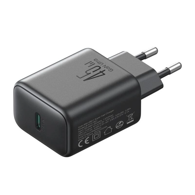 Joyroom oplader JR-TCG13 45W GaN zwart (EU)