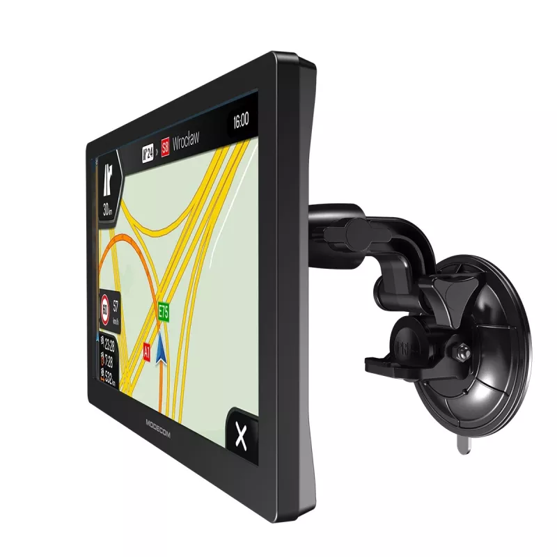Auto-navigatie MODECOM FreeWAY CX 9.0 met iGO Navigation Truck, 9 inch touchscreen, 800×480, 8 GB, Windows CE 6.0, FM-transmitter
