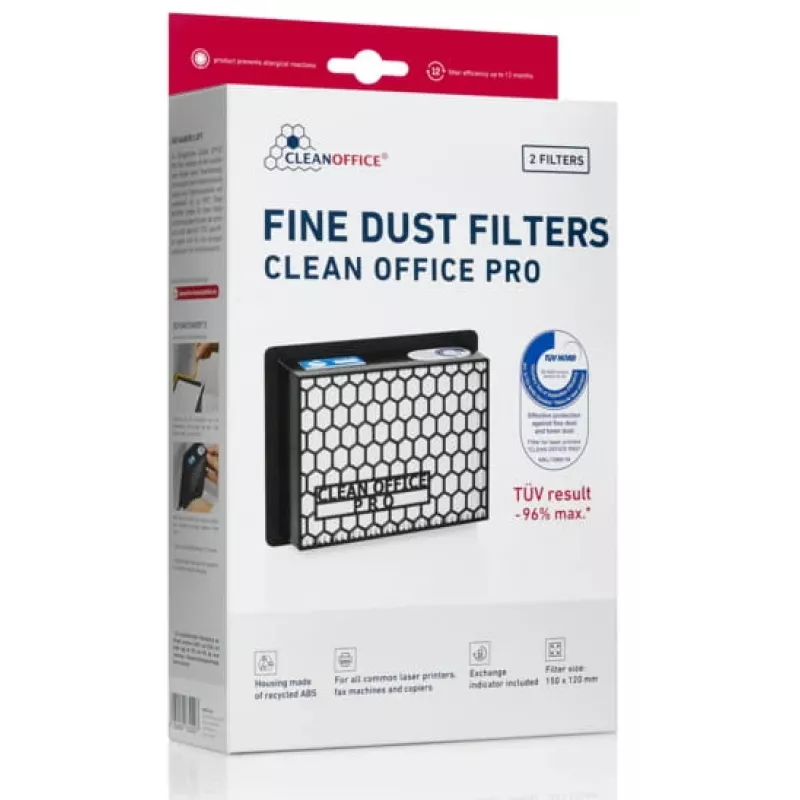 Uitlaatfilter Clean Office Pro fijnstoffilter 2 stuks