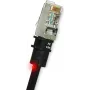 Netwerkkabel PatchSee PK-F-4 RJ-45 Cat5e 1,2 m zwart