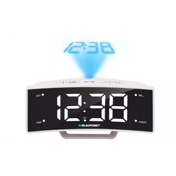 Blaupunkt CRP7WH klok zwart-wit radio (CRP7WH)