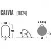 Koepeltent High Peak Calvia blauw grijs 2000x1200x900mm