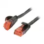 Patchkabel RJ45 - CAT6 250 MHz - 3 m zwart - UTP (U/UTP) - PVC - plat - Synergy 21 -