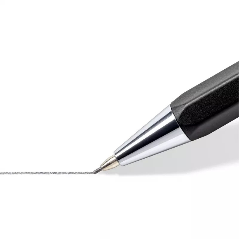 Vulpotlood Staedtler 778 07-9, zeshoekige schacht, zwart, 0,7 mm stift
