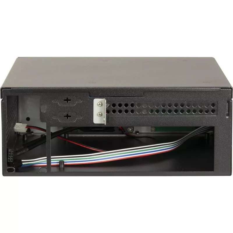 PC-behuizing INTER-TECH S21 zwart/zilver ATX ondersteuning voor 6 ventilatoren