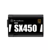 SilverStone SST-SX450-B - voeding (intern) - ATX12V 2.4/ SFX12V - 80 PLUS Bronze - AC 90-265 V - 450 Watt - actieve PFC - zwart