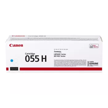 Canon 055H tonercartridge 1 stuk origineel cyaan