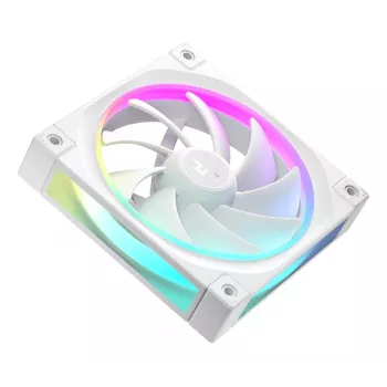 120 mm witte pc-behuizingventilator DeepCool FL12 WH, 2150 RPM, PWM, 55 CFM, 32 dB, FDB, 4-pins