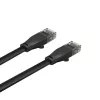 Unitek C1811GBK Cat6 UTP platte Ethernet-kabel, 3 m, zwart