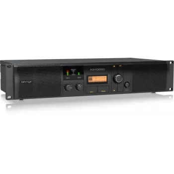 Behringer NX1000D audioversterker performance/podium zwart