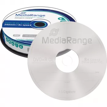 DVD+R DL MediaRange MR466 8,5 GB 10 stuks