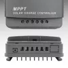 Qoltec, solar MPPT-laadregelaar met temperatuursensor 20A 12V/24V display LCD 2 X USB