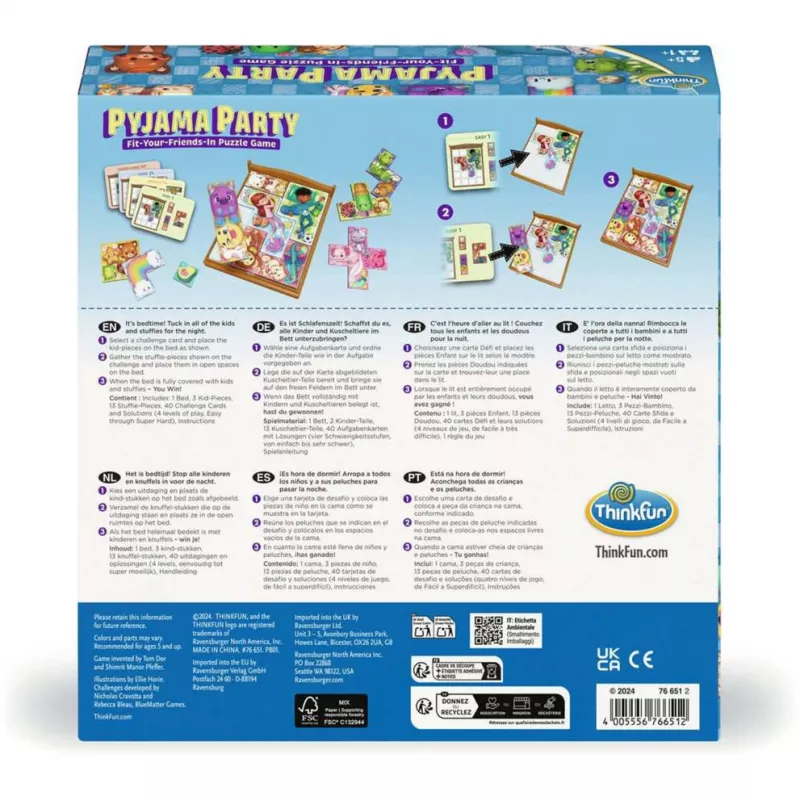 Pyjama Party, puzzelspel