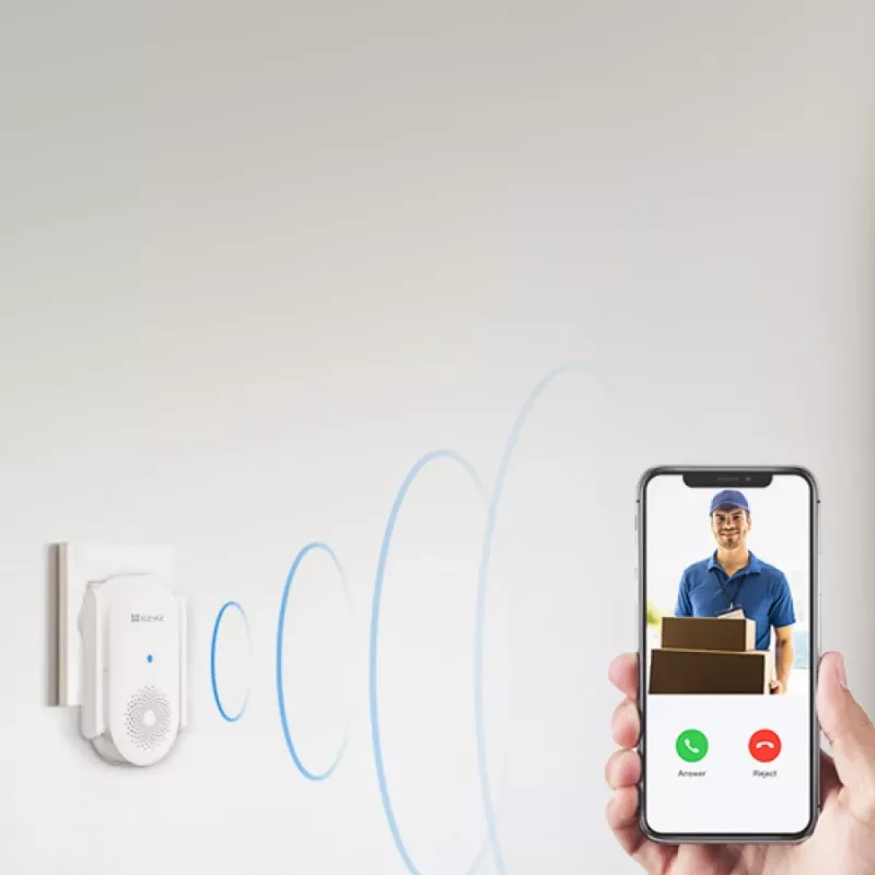 EZVIZ CH1 slimme Wi-Fi chime voor videodeurbellen op batterij