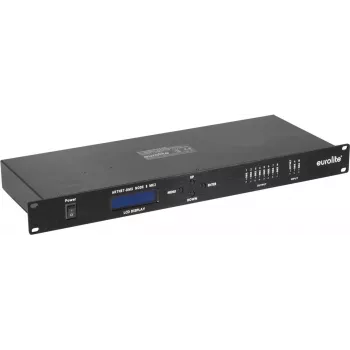 Verlichtingsnetwerkknooppunt EUROLITE Art-Net DMX 70064843 — 8 DMX-uitgangen via Ethernet