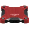 Externe SSD ADATA SD620 1 TB, draagbaar USB 3.2 Gen 2 (Micro-USB B), leessnelheid 520 MB/s, schrijfsnelheid 460 MB/s, schokbestendig, rood