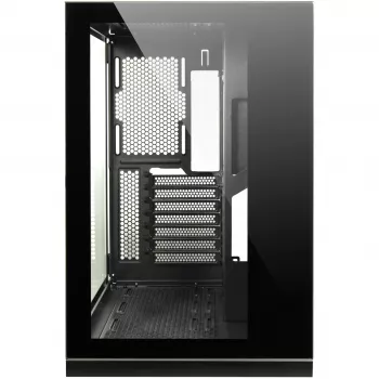 C-703 Vision ATX gaming-behuizing, gehard glas, zwart