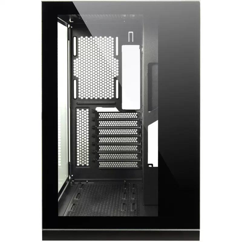 C-703 Vision ATX gaming-behuizing, gehard glas, zwart