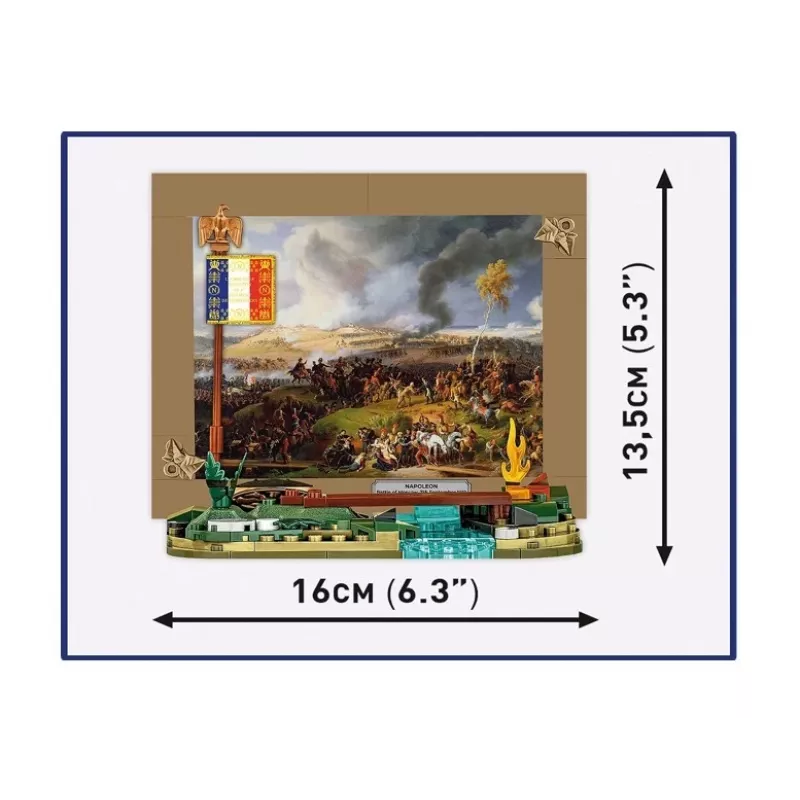 Bouwset Cobi Napoleons Slag om Moskou 145 onderdelen modelbouwpakket historisch diorama