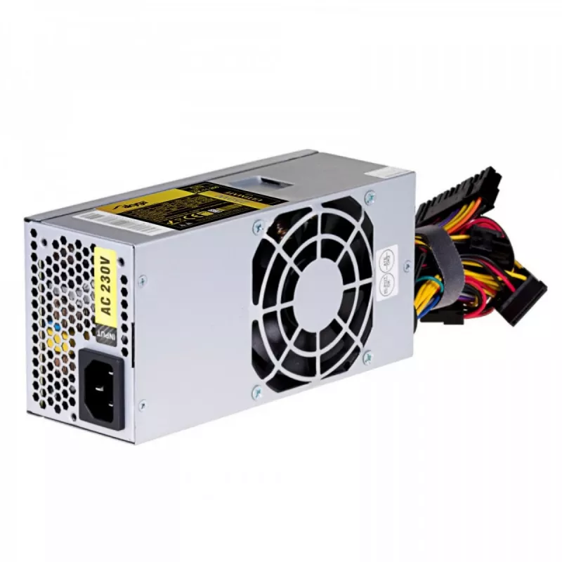 Akyga AK-T1-250 250 W TFX-voeding, 80 PLUS Gold, actieve PFC, 80mm-ventilator, grijs