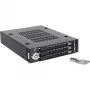 ICY DOCK - ToughArmor - MB993SK-B - 3x 2,5 SATA HDD & SSD in 1x 3.5 inbouwschacht volledig metalen wisselraam met veiligheidsslot