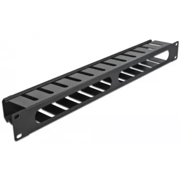 Kabelmanagementpaneel DeLOCK 19 inch 66550 zwart 1HE