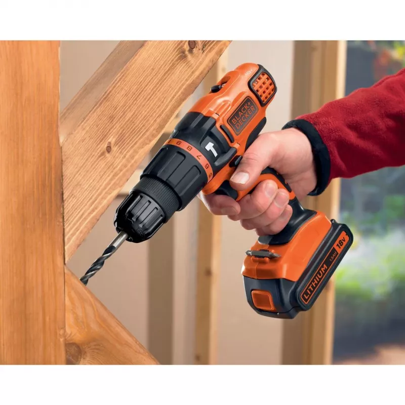 Pistoolgreepboormachine Black & Decker BDCH188N-XJ 1350 U/min, 18 V