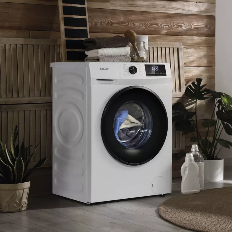Voorlader wasmachine BOMANN WA7175 — 7 kg, 1400 t/min, energieklasse A, wit