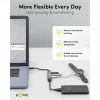 Goobay Slim 4-poorts USB-hub, USB-C™ naar USB-C™/USB-A, USB 3.2 (74459)
