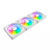 Behuizingsventilator Darkflash Gauss G24 3-in-1 wit 120 mm — set van 3, 120 mm