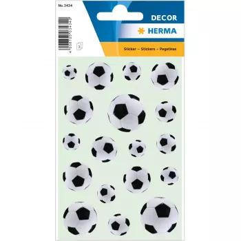 Decoratieve sticker HERMA 3434 papier zwart wit permanent 54 stuks