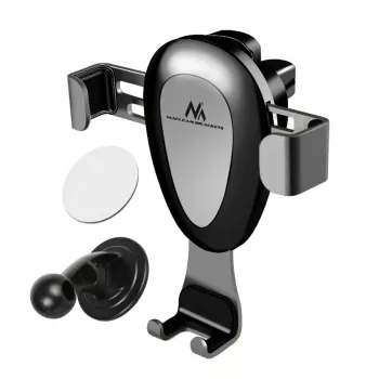 Maclean autohouder voor mobiele telefoons, universeel, voor het ventilatierooster, Gravity, max. hartafstand 90 mm, MC-324
