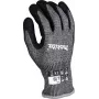 Werkhandschoenen P-84729, maat L (9), snijvastheid F/7 (zwart/grijs, 1 paar)