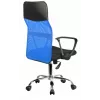 Topeshop KRZESŁO NEMO NIEBIESKIE bureau-/computerstoel gevoerde zitting mesh rugleuning