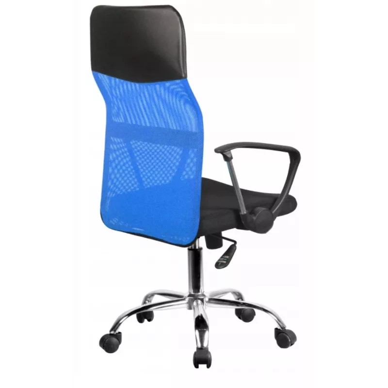 Topeshop KRZESŁO NEMO NIEBIESKIE bureau-/computerstoel gevoerde zitting mesh rugleuning