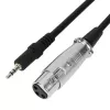 Pc-microfoon MEDIA-TECH MT397S — bekabeld, XLR-ingang, 20–20000 Hz, 150 Ω, -32 dB, 2,4 m kabel, tafelstandaard, zwart