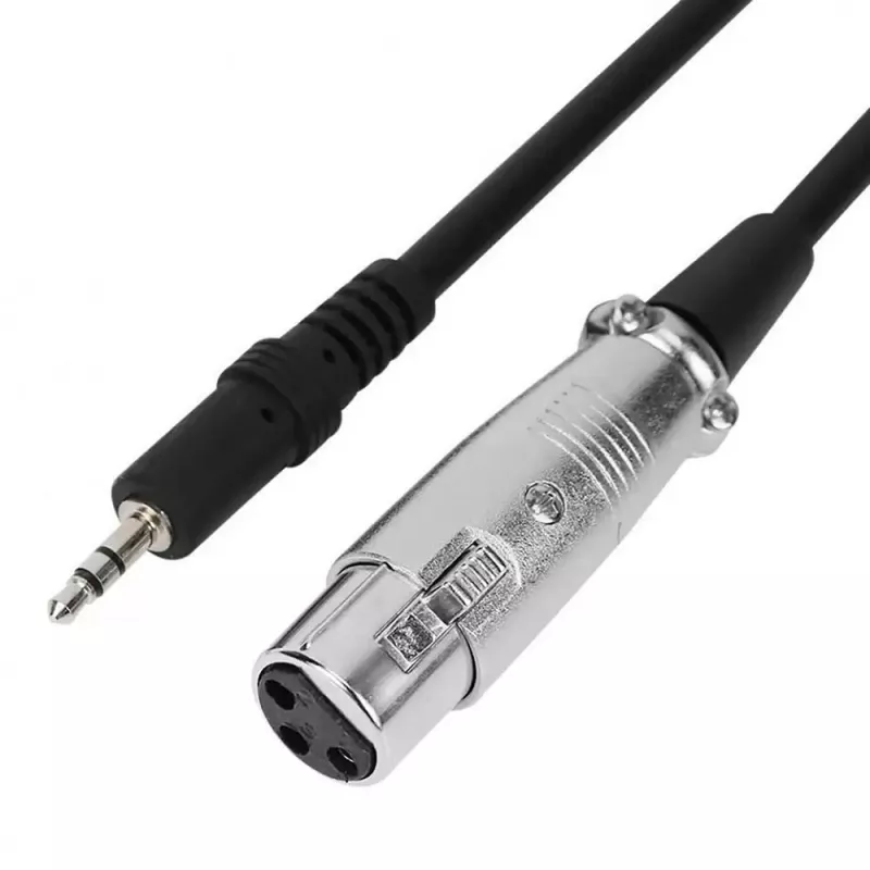 Pc-microfoon MEDIA-TECH MT397S — bekabeld, XLR-ingang, 20–20000 Hz, 150 Ω, -32 dB, 2,4 m kabel, tafelstandaard, zwart