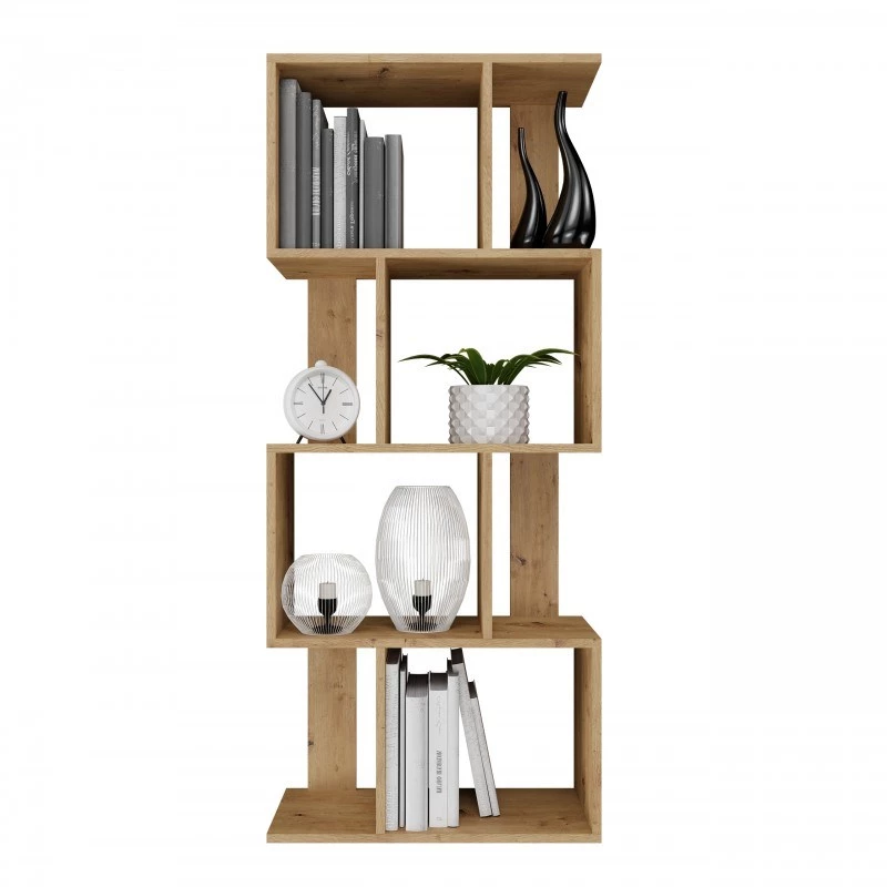Rek FIESTA 4P 59,5x30x140 cm, artisan-eiken