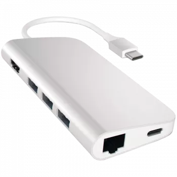 Satechi USB-C multiport-adapter 8K met Ethernet V3 space grey (ST-P8KEM)