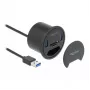 DeLOCK 64152 USB 3.2 Gen 1 hub, 2 poorten, met SD/microSD-kaartlezer